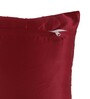 Maroon Polyester Geometric 16x16 inches Cushion Cover (5Pc)