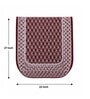 Maroon Geometric Polyester 5 Seater Sofa Cover