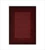 Maroon Geometrical Wool 4 ft x 6 ft Hand Tufted Carpet