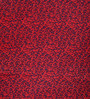 Maroon Jacquard Abstract Light Filtering Eyelet 7 Feet Door Curtain