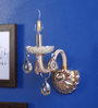 Kiana Maroon Glass Wall Sconces