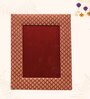Maroon Orange Engineered Wood Photo Frame