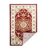 Maroon Persian Polypropylene 5 ft x 7 ft Machine Made Carpet