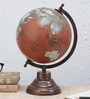 Maroon Plastic Geographical Map Table Globe