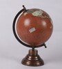 Maroon Plastic Geographical Map Table Globe