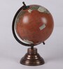 Maroon Plastic Geographical Map Table Globe