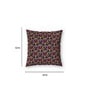 Maroon Traditional Poly Cotton 12 x 12 Inches Cushion Covers (Set of 5)
