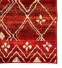 Maroon Polyester Geometric 55 x 22 Inches Runner