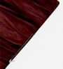 Maroon Textured Polyester 32 x 32 Inches Cushion Covers (Set of 5)
