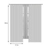Maroon Polyester Solid 5 Ft  Semisheer Eyelet 2 Window Curtains