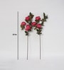 Maroon Fabric Peony Stick Artificial Flowers