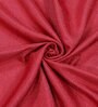 Maroon Premium Jute Solid 9ft Light Filtering Eyelet Longdoor Curtain (1 Pc)