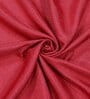 Maroon Premium Jute Solid 8ft Light Filtering Eyelet Longdoor Curtain (1 Pc)
