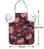 Maroon Rose PVC Apron