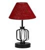Maroon Shade Table Lamp With Shade Table Lamp With Iron Base