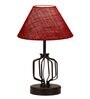 Maroon Shade Table Lamp With Shade Table Lamp With Iron Base