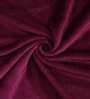 Maroon Solid 300 TC Wool  Double Bedsheet with 2 Pillow covers