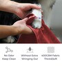 Maroon Solid 450 GSM Microfiber Pet Towel (S)