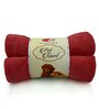 Maroon Solid 450 GSM Microfiber Pet Towel (S)