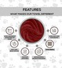 Maroon Solid 450 GSM Microfiber Pet Towel (S)