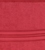 Maroon Solid 500 GSM Cotton Bath Towel
