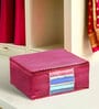 Maroon Solid Cloth Organiser (1Pc)