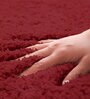 Maroon Solid Microfibre 17x12 Inches AntiSkid Door Mat