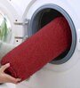 Maroon Solid Microfibre 17x12 Inches AntiSkid Door Mat