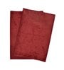 Maroon Solid Microfibre 24x16 Inches Anti Skid 2 Bathmat