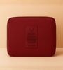 Maroon Solid Travel Organizer Pouch