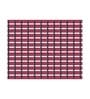 Maroon Striped PVC 24x19 Inches Antiskid Shower Bath Mat