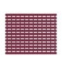 Maroon Striped PVC 24x19 Inches Antiskid Shower Bath Mat