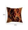 Maroon Traditional Fabric 16 x 16 Inches Cushion Cover