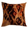 Maroon Traditional Fabric 16 x 16 Inches Cushion Cover