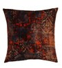 Maroon Abstract Fabric 16 x 16 Inches Cushion Cover