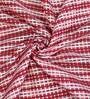 Red Tissue Light Filtering 5 Feet Eyelet Curtain (Set of 2)