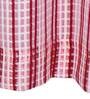 Red Tissue Light Filtering 5 Feet Eyelet Curtain (Set of 2)