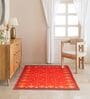 Maroon Traditional Hand Woven 5 Ft X 3 Ft  Dhurrie