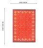 Maroon Traditional Hand Woven 5 Ft X 3 Ft  Dhurrie