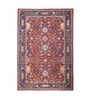 Maroon Traditional Hand Woven 6 Ft X 4 Ft  Dhurrie