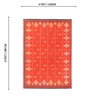 Maroon Traditional Hand Woven 6 Ft X 4 Ft  Dhurrie