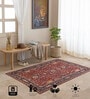 Maroon Traditional Hand Woven 6 Ft X 4 Ft  Dhurrie