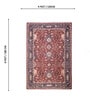Maroon Traditional Hand Woven 6 Ft X 4 Ft  Dhurrie