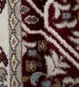 Maroon Traditional PP Heatset 5 x 7 Feet  Machine -Made Carpet