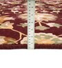 Maroon Traditional Wool Blend 5' X 7' Hand Tufted Carpet