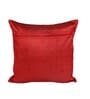 Maroon Velvet Textured 16x16 inches Cushion Covers (Pack of 2)
