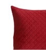 Maroon Velvet Textured 16x16 inches Cushion Covers (Pack of 2)