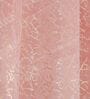 Maroon Velvet Abstract 5 Foot Ring Top Window Curtain