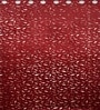 Maroon Velvet Feather 9Ft Ring Top Long Door Curtains Pack of  2