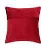 Maroon Velvet Floral 12X12 Inches Cushion Covers (Pack of 5)